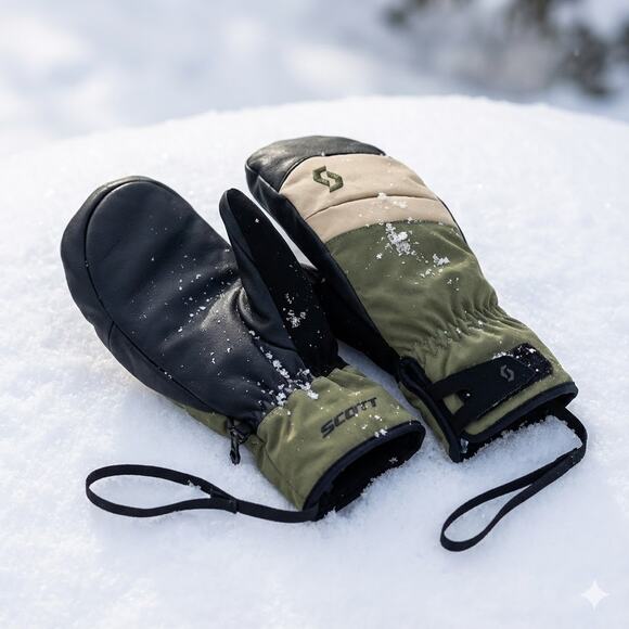 SCOTT Ultimate Hybrid Waterproof Ski Snowboarding Mittens –  Size M - Picture 4 of 7